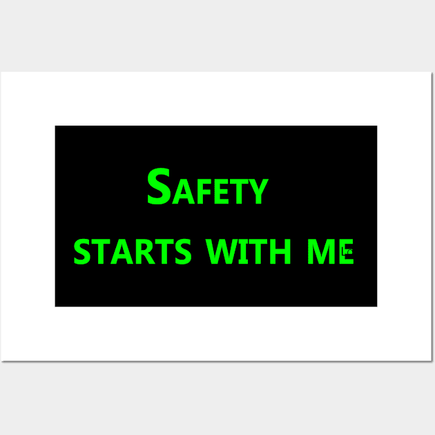 safety is our responsibility Wall Art by TheCreatedLight